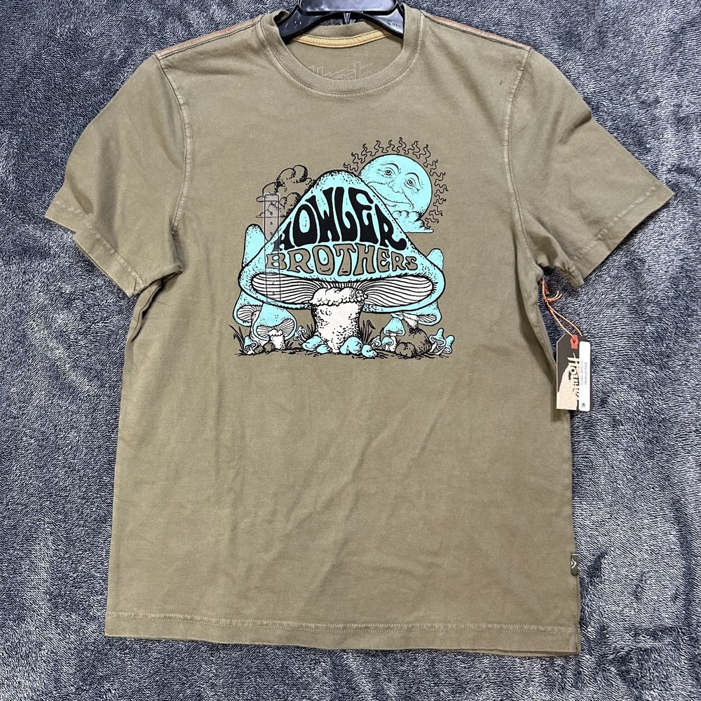Howler Brothers Mens Size S Brown Daydream Believer Athletic T Shirt